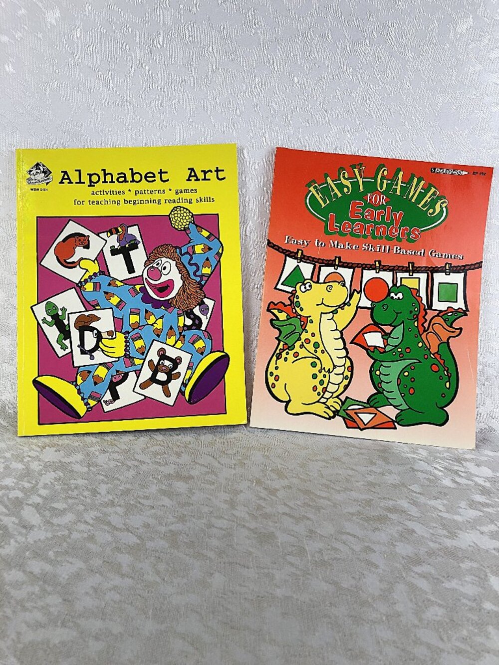 Alphabet Art + Easy Games for Early Learners Teacher Activity Resource Book Set